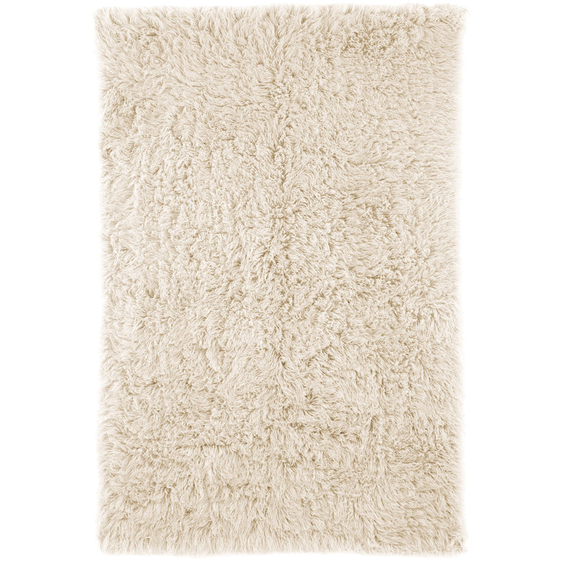 Willa Arlo Interiors Sellner Plush Handmade Tufted Wool Natural Area
